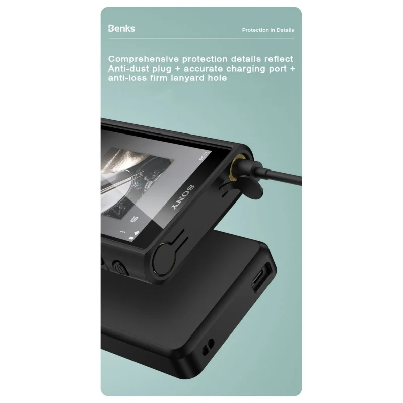 Benks Armor Cover PC TPU Slim Case per Sony Walkman NW WM1AM2 WM1ZM2