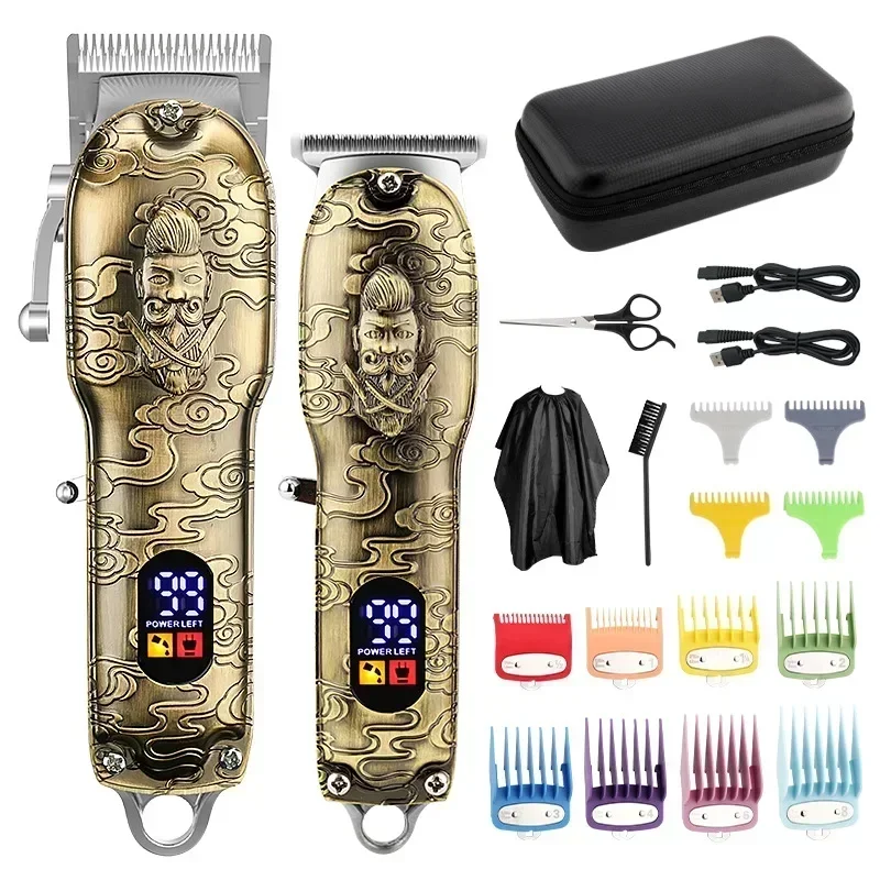 Professional Hair Clipper RESUXI  LM-2025 All Metal Electric Professional S HairTrimmer