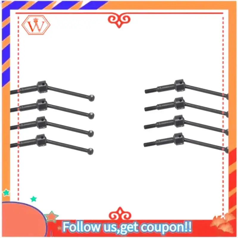 

Durable 8Pcs Metal Drive Shaft CVD 53792 (39Mm)For Tamiya TT-01 TT-02 TT01 TT02 XV-01 TA01 TA04 1/10 RC Car Upgrade Parts