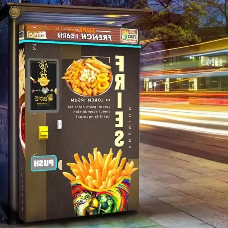 Frietautomaat Robot Automatische Frietautomaat Frietjes of Kip Auto Snacks Maker Automaat