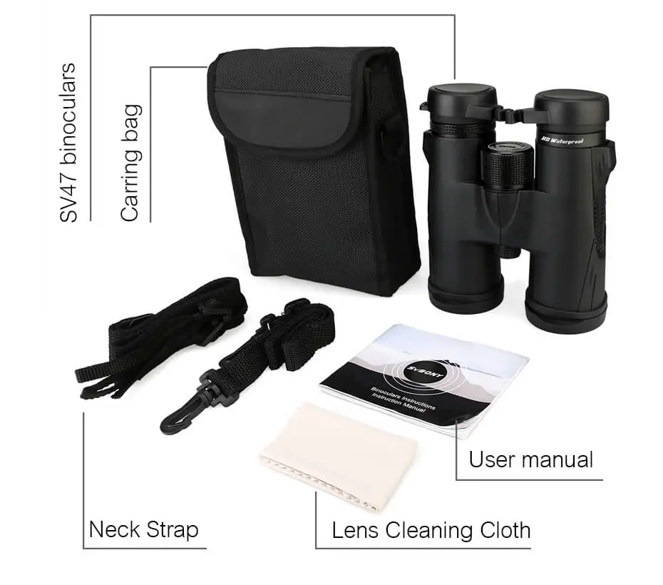 SVBONY Bird Watching Telescope SV47 8x32 Professional IPX7 Waterproof Camping Equipment