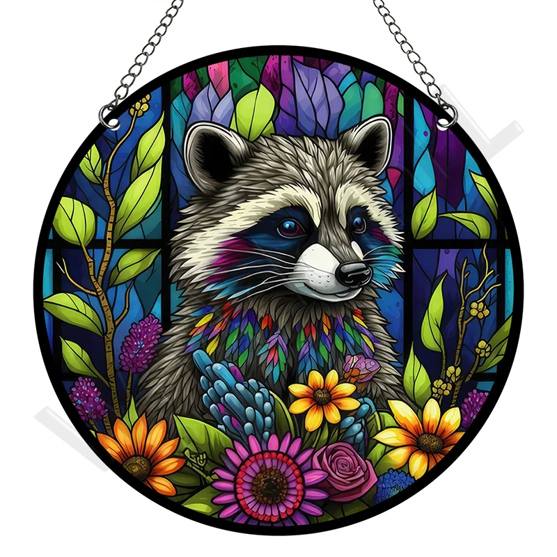 Wall Art Mural Acrylic Sign Suncatcher Vintage Window Acrylic Board Retro Home Decoration Plate Acrylic Sheet Room Decor Garden