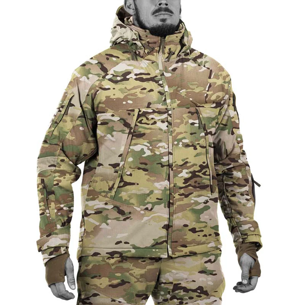 Tactical Jacket Top Delta Ol4.0 Men's Winter Wear-Resistant Heavy Polar Cold Suit Mountaineering Camping Hunting Jacket