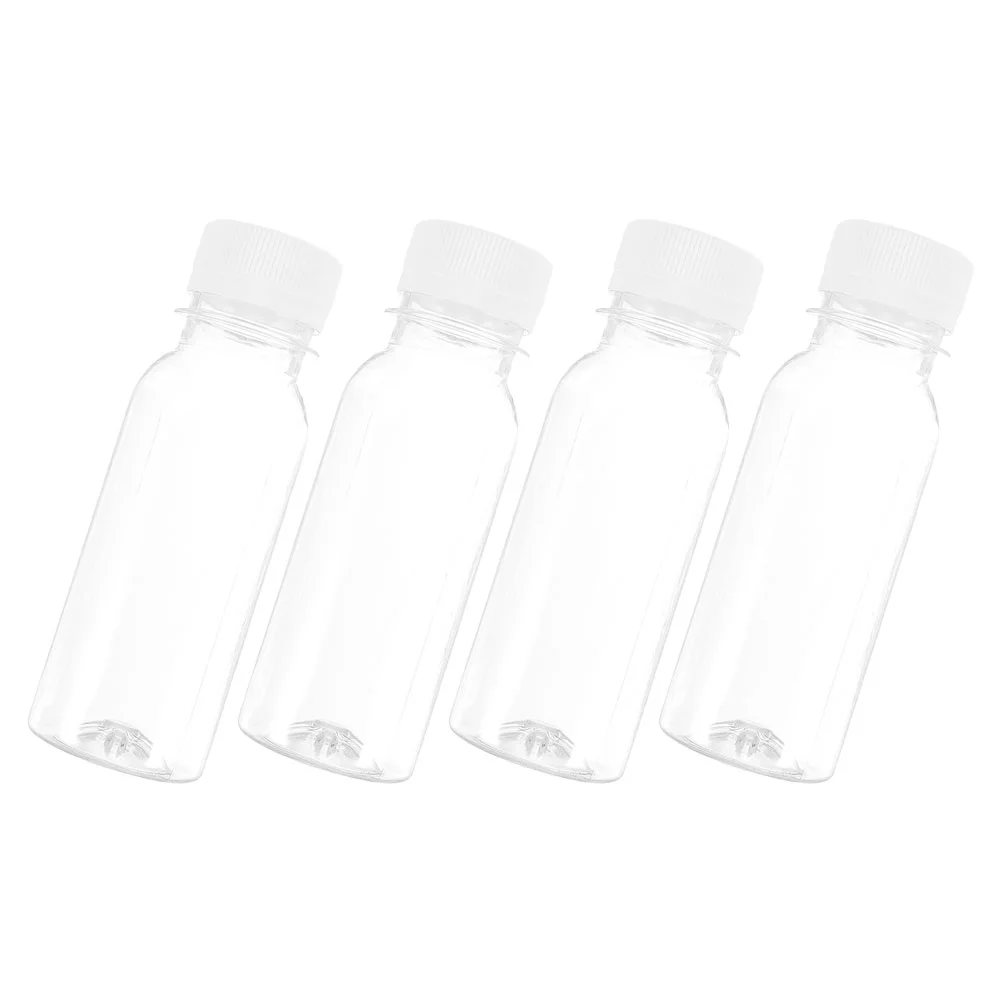 4 Pcs Drink Automatic Kitchen Soap Dispenser Reusable Juice Juices Creative Plastic Jars Hat