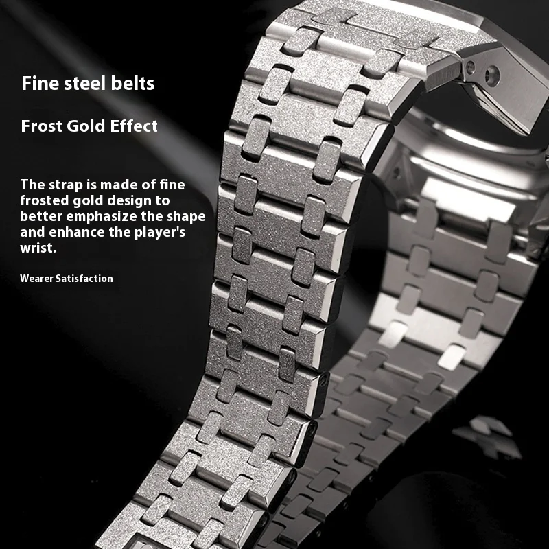 Watch Strap + Watch Case Retrofit Accessorie For Casio G-Shock GA2100 GA2110 Watch Band Watch Set 316 Metal Bracelet With Tools