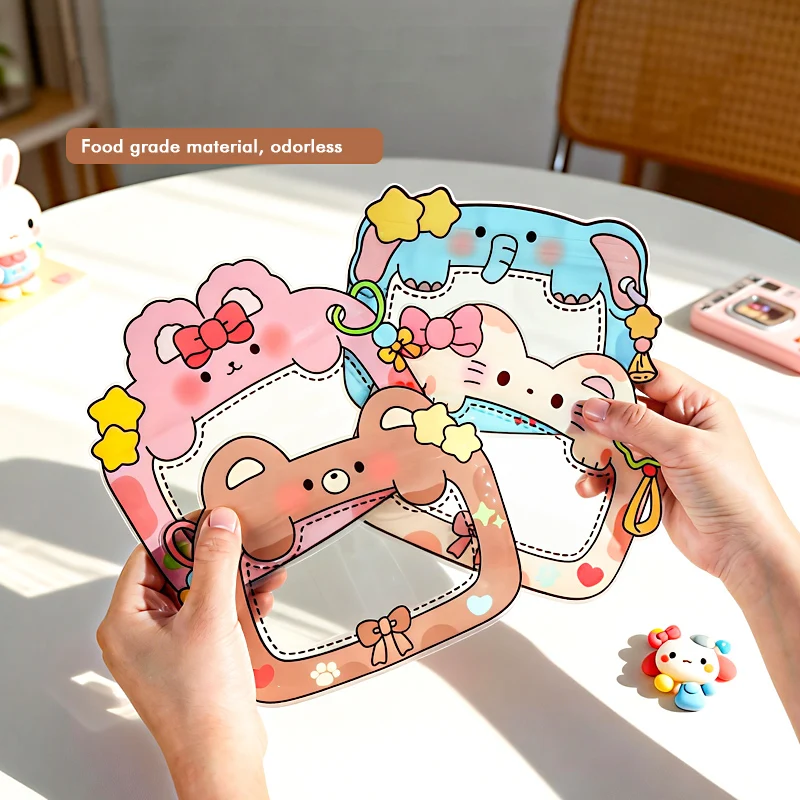 20/50 Stück Kunststoff-Druckverschlussbeutel mit großem Mund, Cartoon-Design für Snacks, Süßigkeiten, Kinder, Partygeschenke, kreatives Geschenk, Versiegelungsbeutel – Detail 10