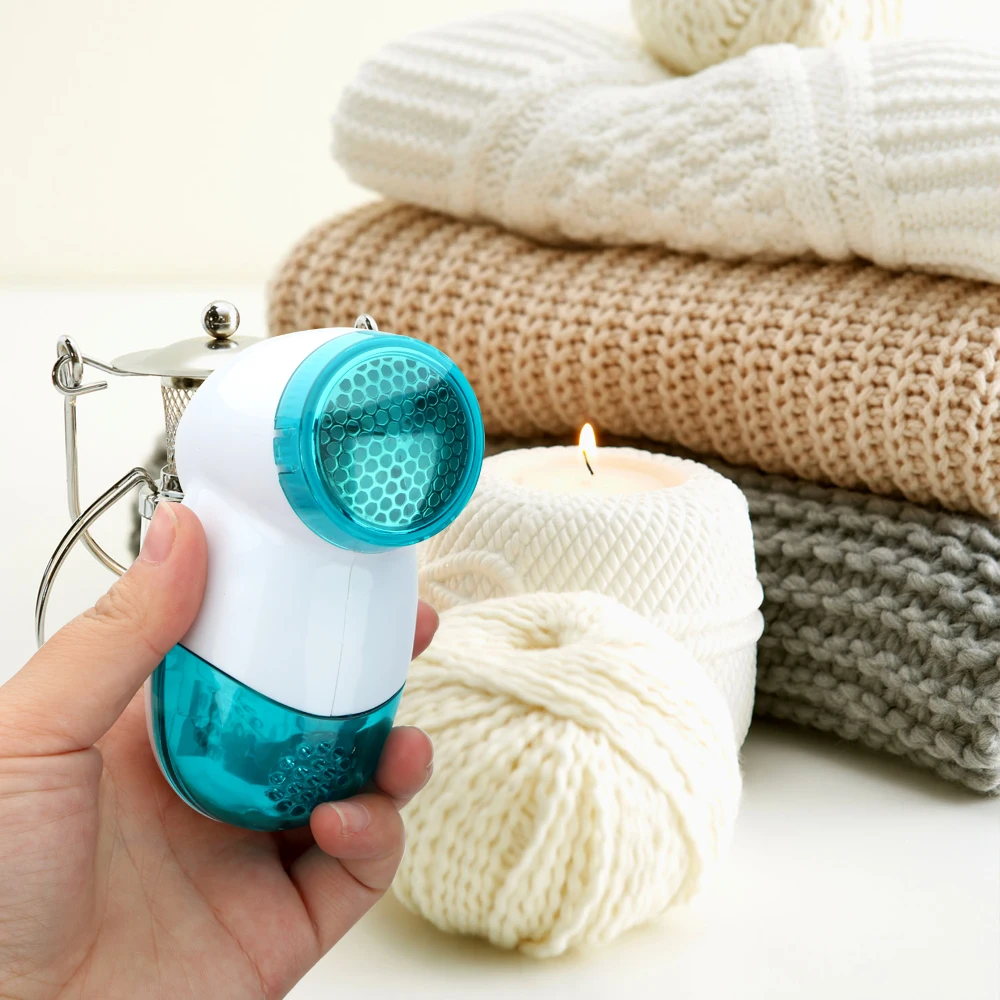 Random Color Fabric Sweater Fuzz Pills Shaver Clothes Fluff Pellets Cut Machine Electric Clothing Lint Pills Removers Portable