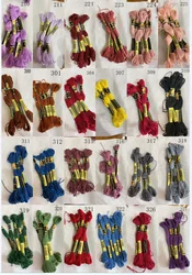 ONEROOM CXC 10 pieces DMC210-327  cross stitch    threads   / cross stitch embroidery thread / Custom   threads  colors 12