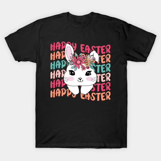 Easter Rabbit Shirt Easter Egg Women Graphic T Shirt Memory of Jesus Christ Graphic T Shirts Casual T-shirt Easter Bunny Costume