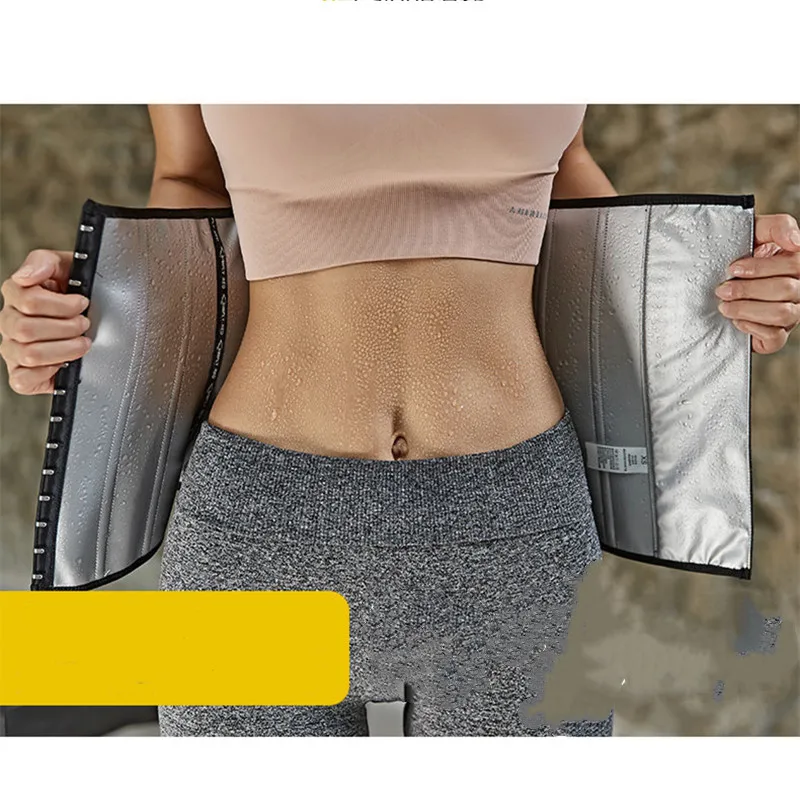 

Sauna Sweat Belt Sweat To Lose Weight Woman Postpartum Waist Trainer Slimming Sheath Woman Flat Belly Fat Burning Girdle Woman