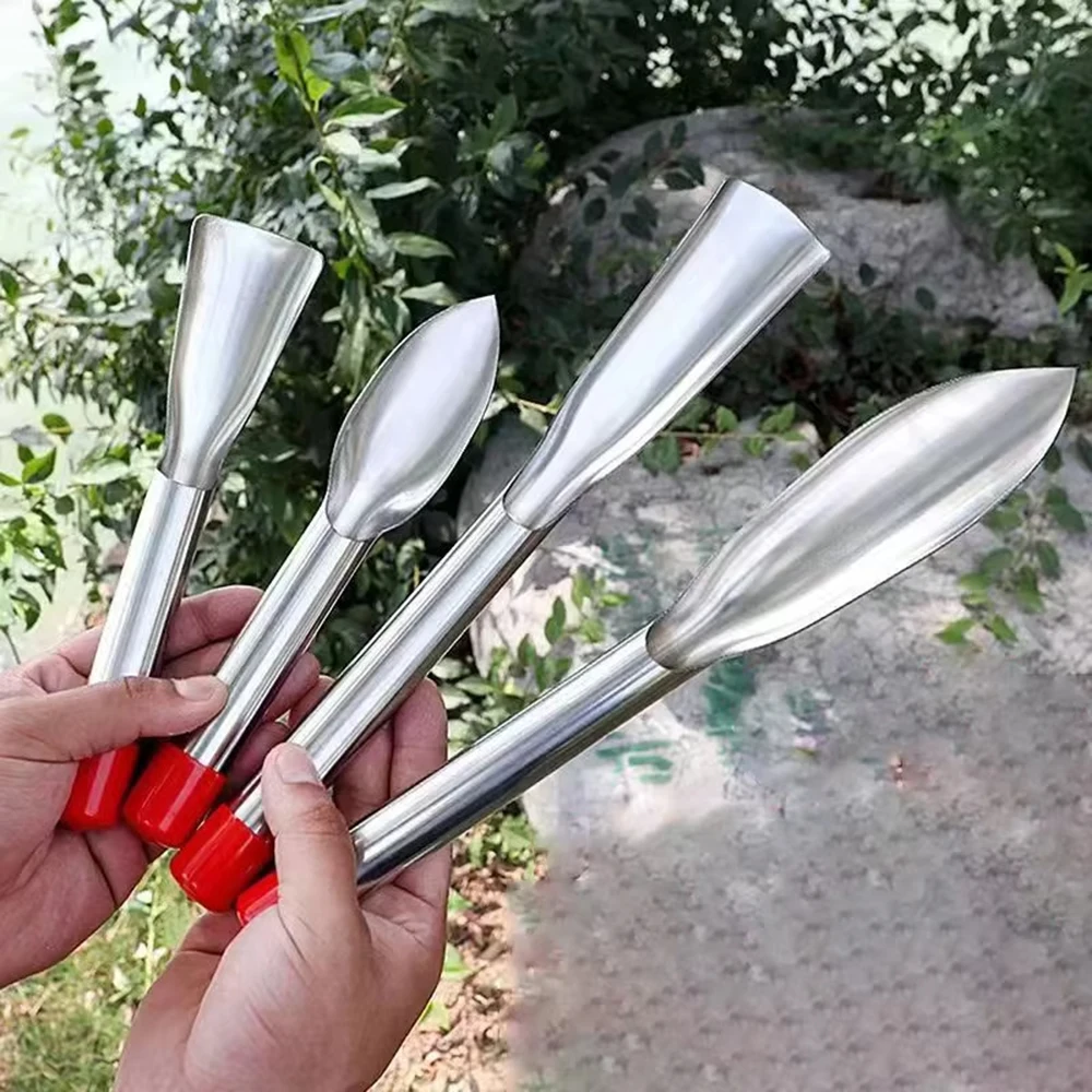 

Садовый совок из нержавеющей стали для перекопки, прополки, посадки, пересадки растений, совок для земли, садовый инструмент
