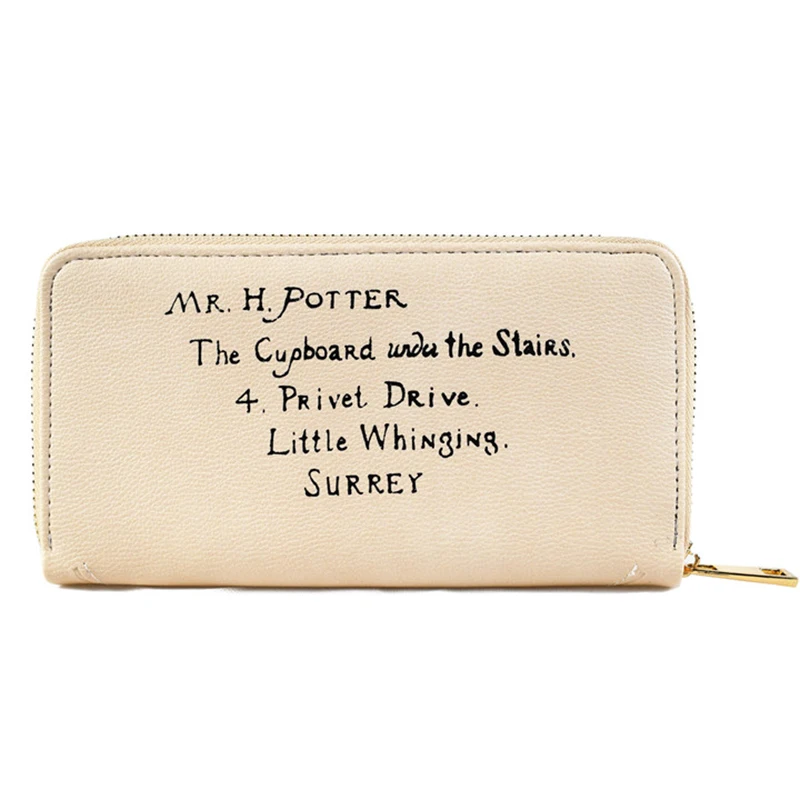 KAyou-Harry Potter Carteira Longa para Mulher, Bolsa, Bolsa Acessórios, Viagem