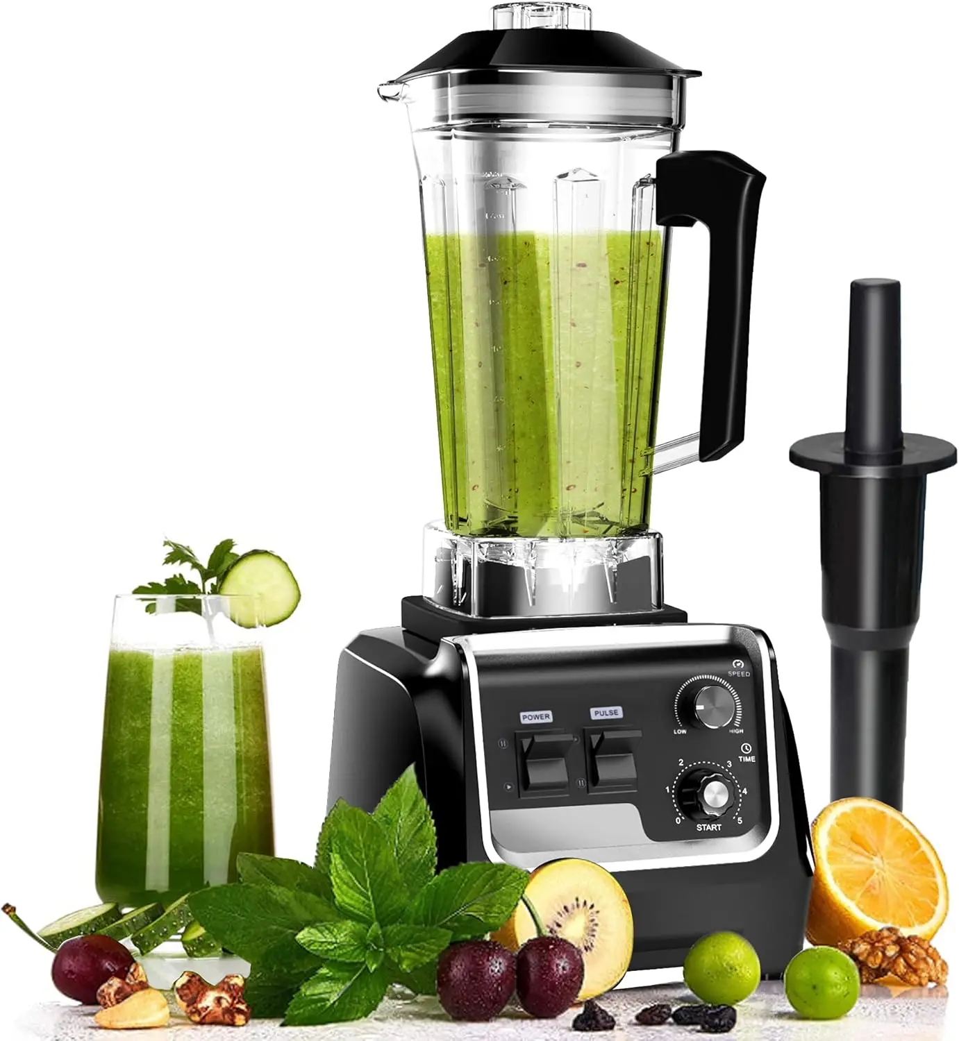 

for Kitchen, Professional Smoothies Blender with 68oz Container, 2200W High Power Countertop Blender for Frozen Fruit Crushing I