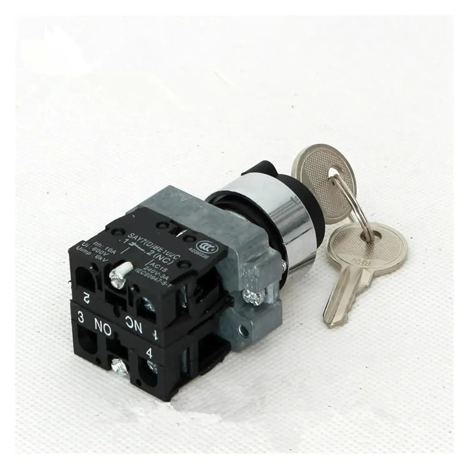 

XB2BG with key selector switch XB2BG45C XB2BG45 = ZB2BG4C + ZB2BZ105C