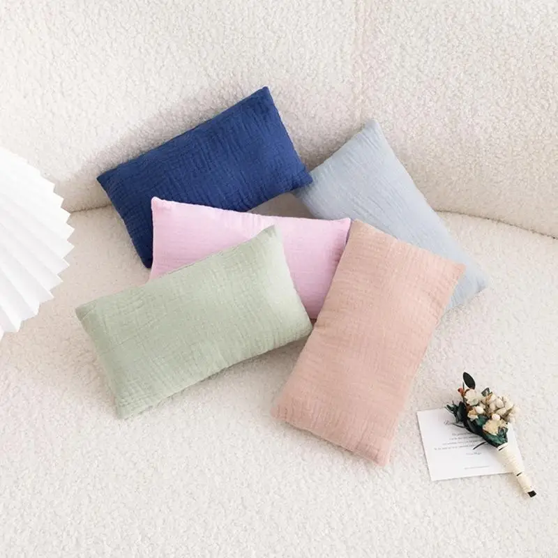 

Rectangular Infant Head Support Pillow For Bed Cot Machine Washable Design