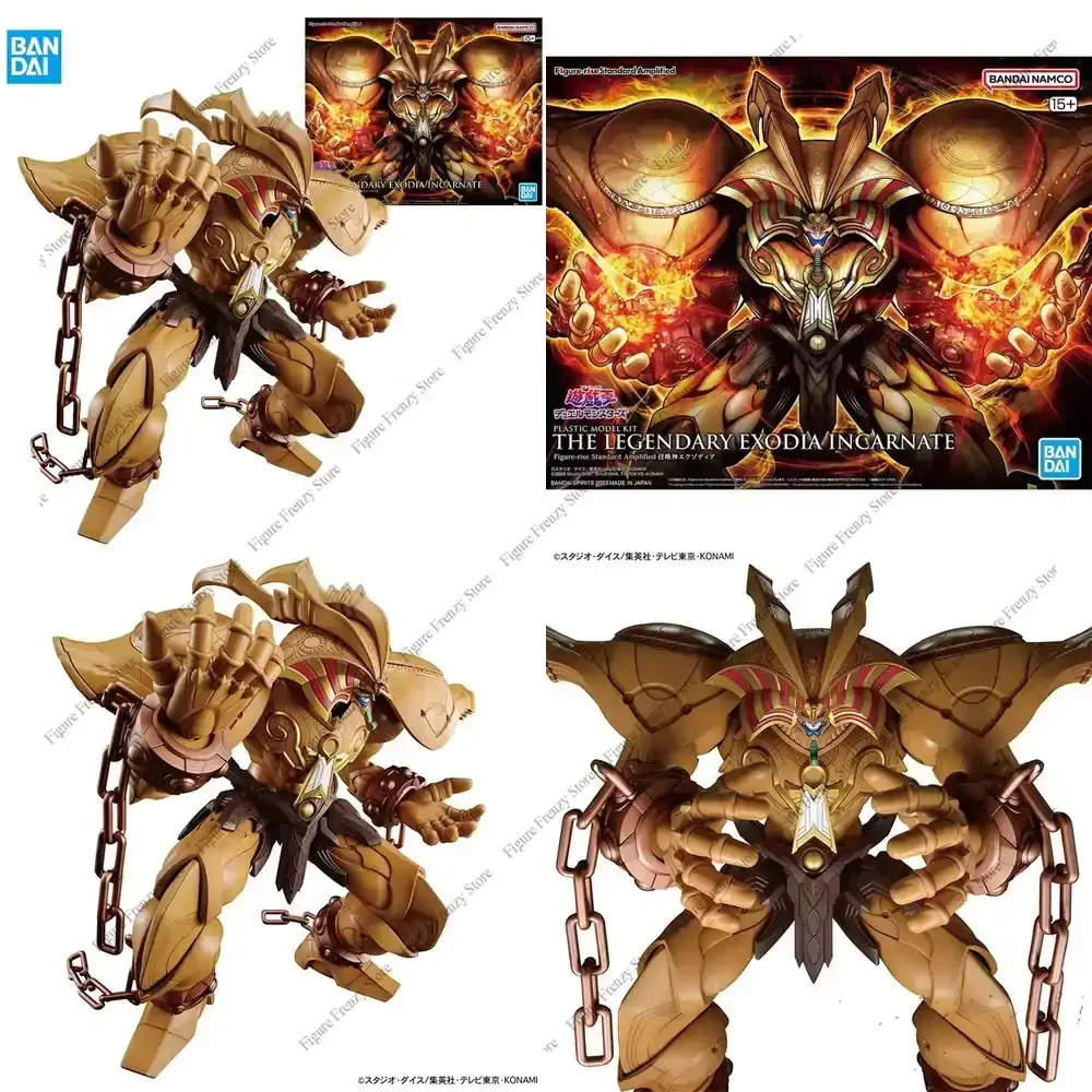 

Special Offer Fast Shipping Bandai Fes Figure Rise for Yu-Gi-Oh Exodia Dark Magician Mol Kit Cool Gift Mecha Warrior Figure