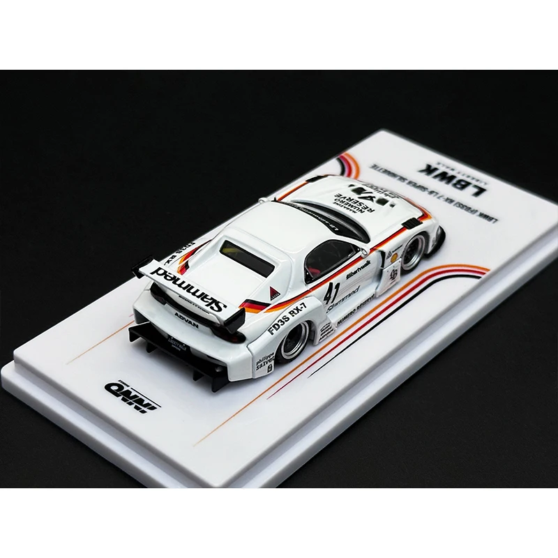 Inno auf Lager 1:64 lbwk rx7 fd3s Super Silhouette Shell Diecast Diorama Auto Modell Sammlung Miniatur Spielzeug