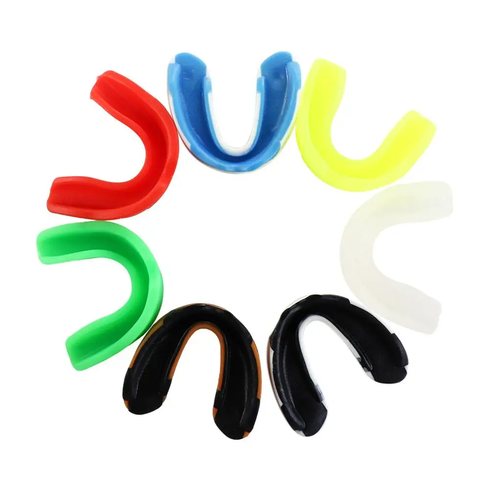 Orthodontic Appliance Trainer Sports Brace TPR Sports Mouth Guard Football Mouthguard Tooth Protector Adults Teeth Guard