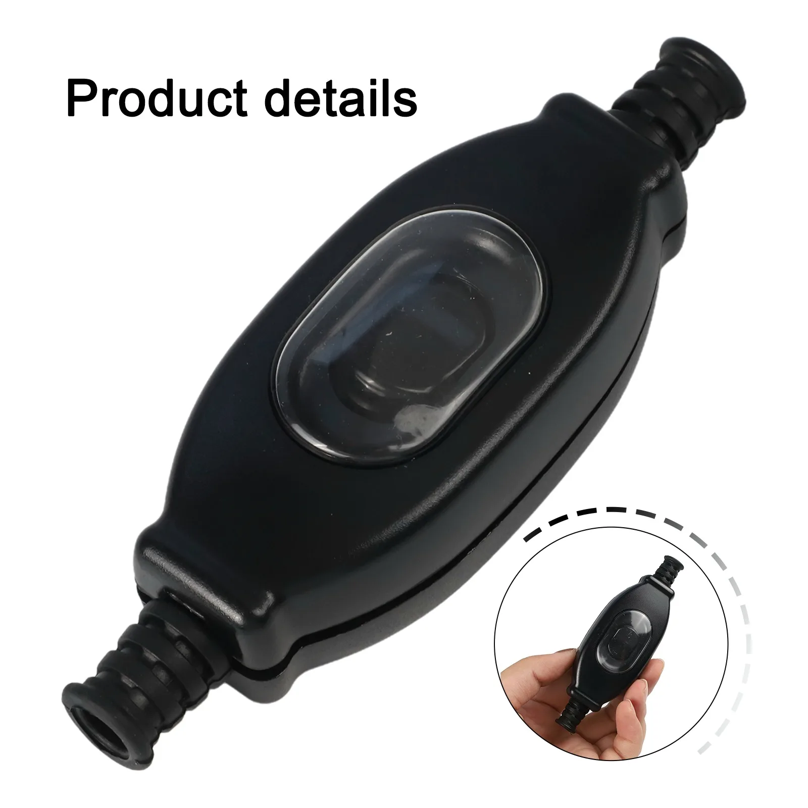 for ce Certified IP65 Waterproof In Line Rocker Switch with Long lasting Material for Electrical Appliances and Luminaire