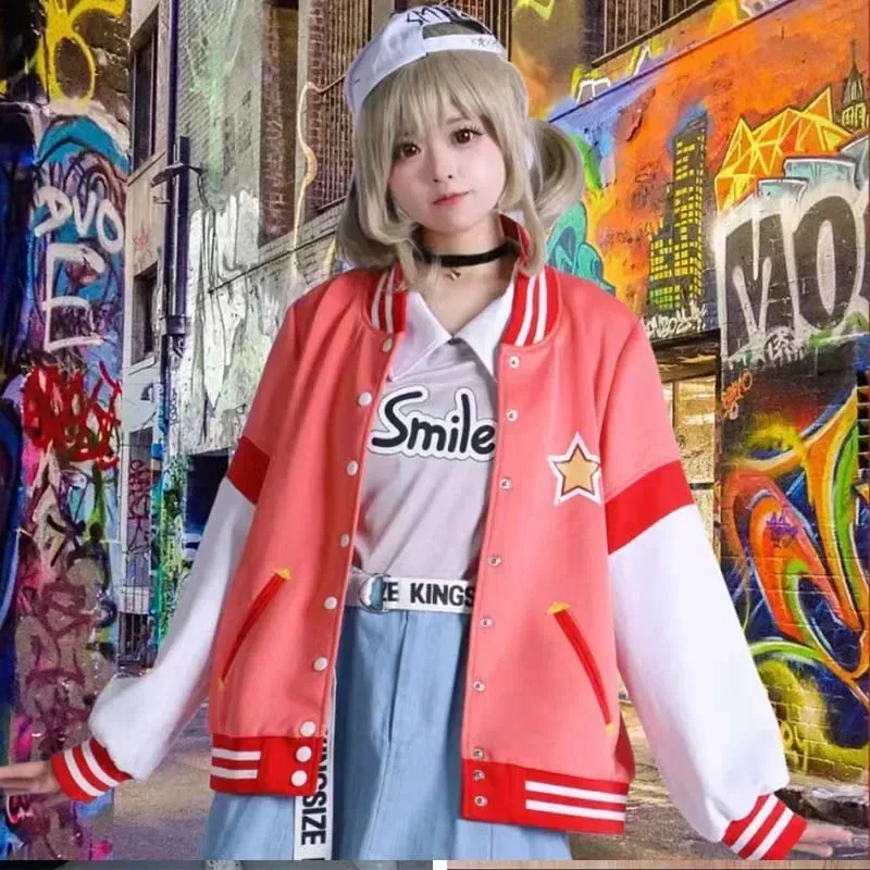 Azusawa kohane cosplay traje anime colorido palco azusawa kohane roupas peruca chapéu para mulheres meninas carnaval comic con