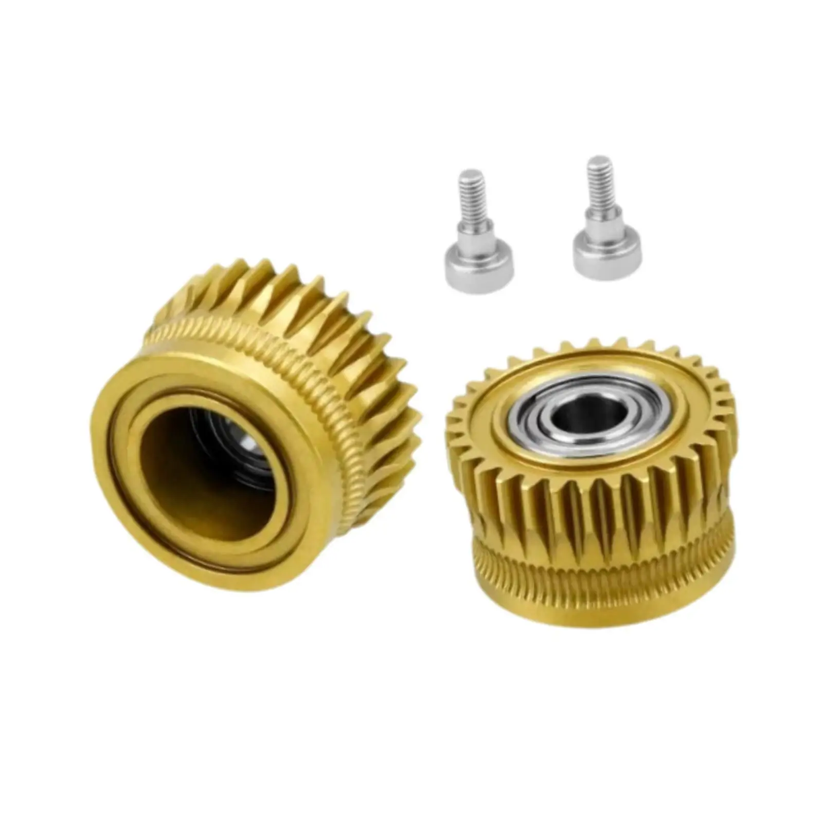 

2 Pieces Extruder Gears Kit Double Bearing Gear for Ender-3 V3/V3 Plus