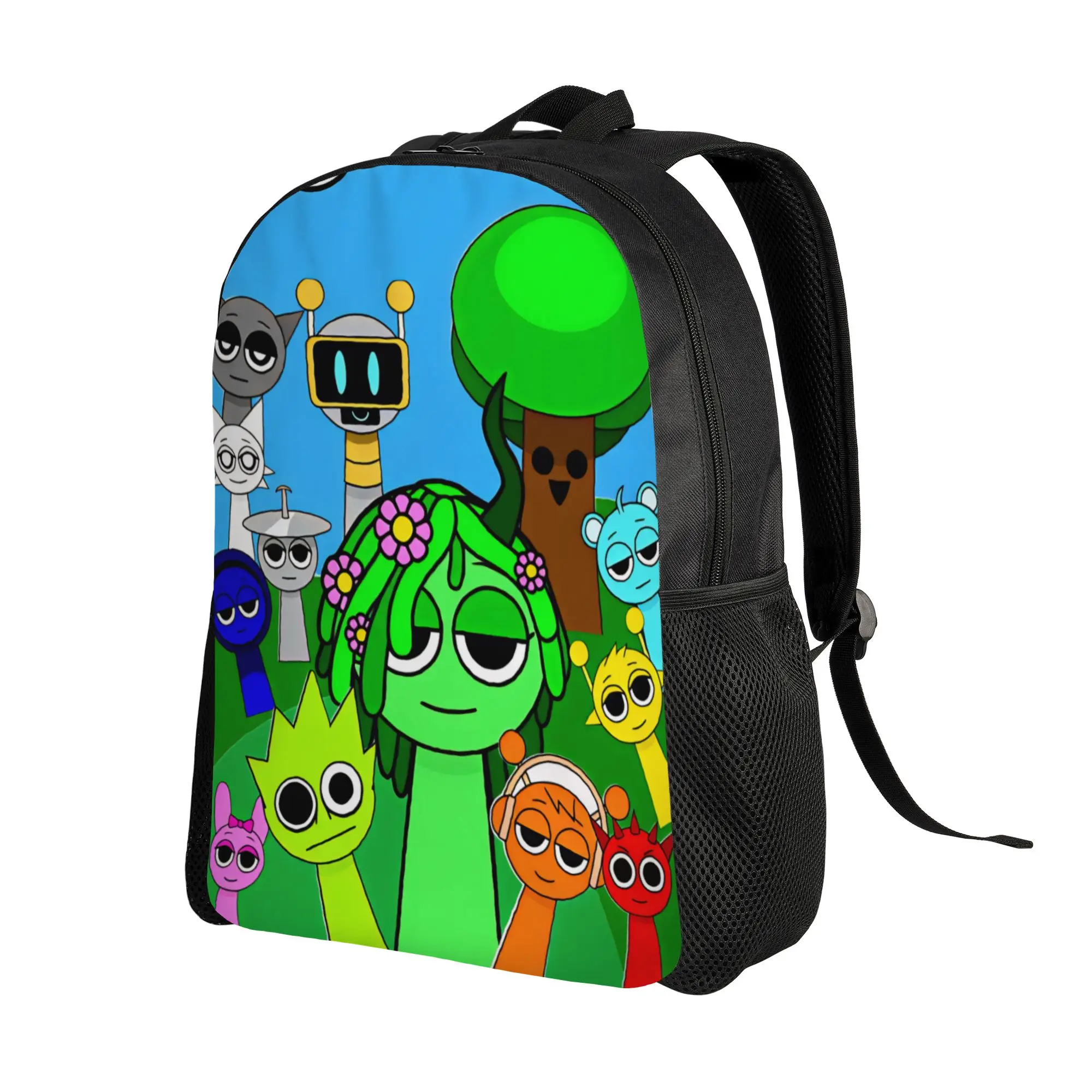 All My Sprunkis Game  Backpack  Travel Backpacks Unisex Cute School Bags High Quality Soft Rucksack