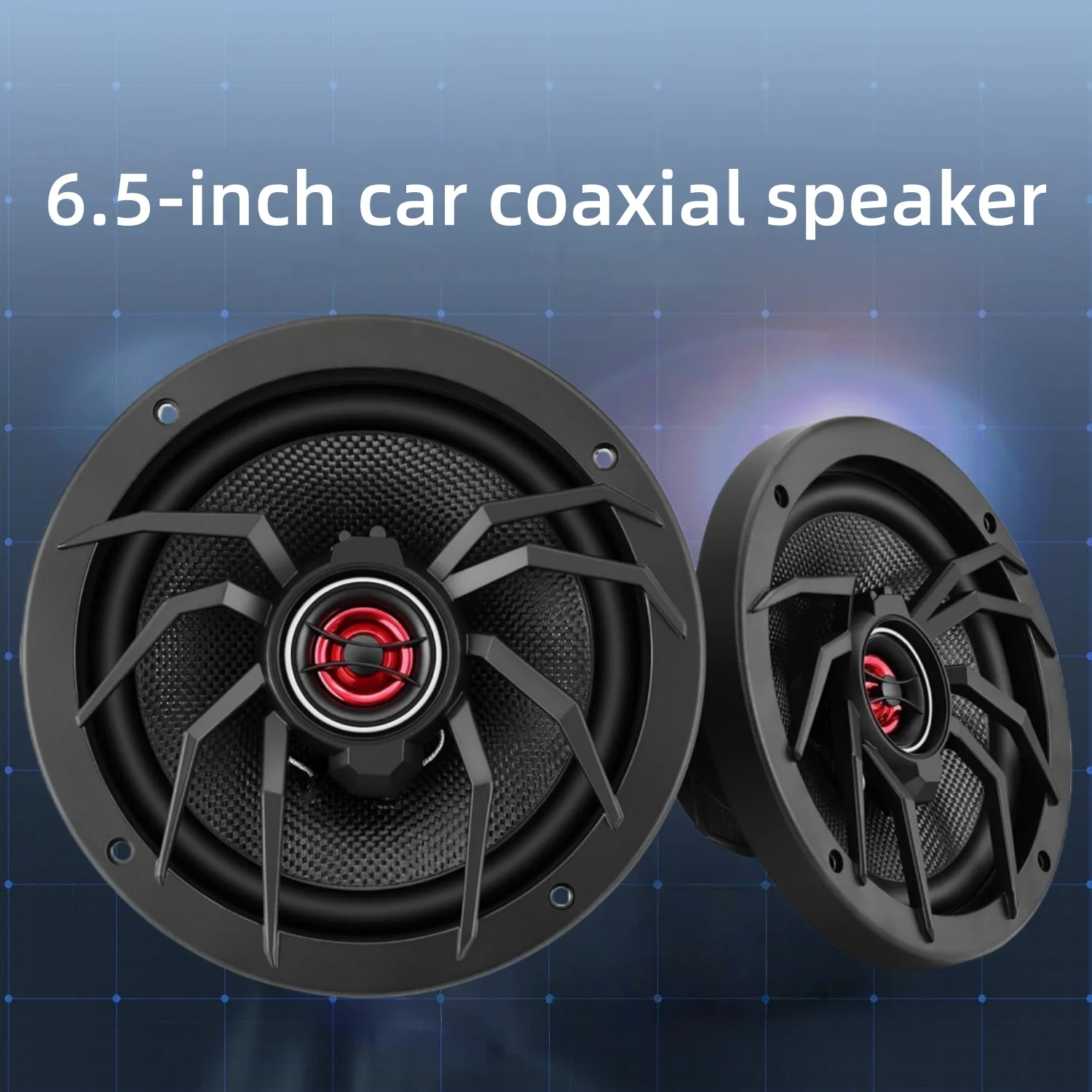 6.5-inch Coaxial Car Speaker MAX 120W High Power 2-way Speaker Car Audio Modification Spider Model Music Stereo HIFI Experience