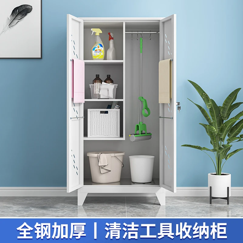 خزانة التنظيف المنزلية، خزانة الشرفة، لوحة ثقب، خزانة تخزين ممسحة، شمس خارجية