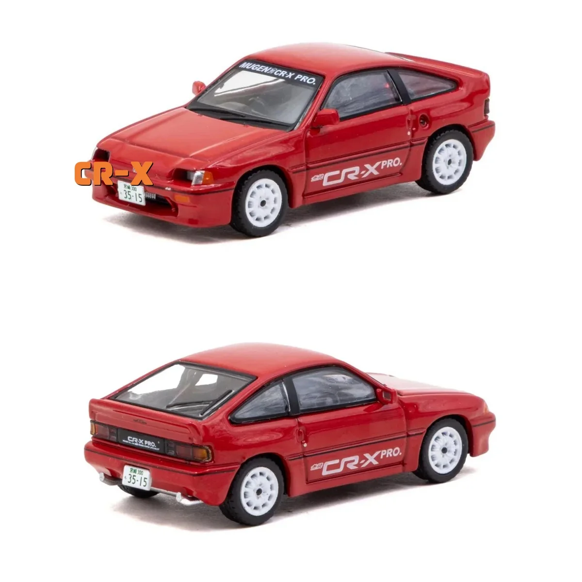 1:64 Ballade Sports MUGEN CR-X PRO Red Tarmac Works Diecast Model Car Alloy