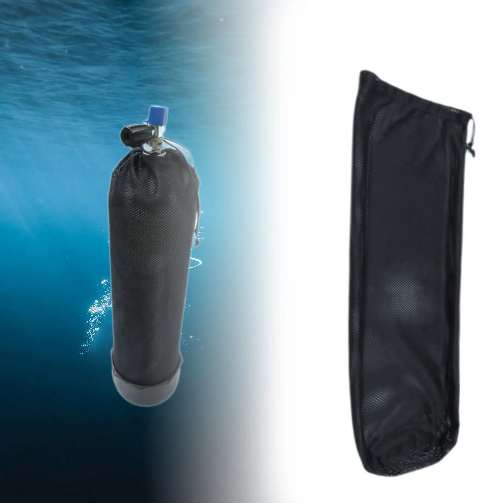 

Крышка бака для подводного плавания, крышка баллона для подводного плавания, портативная сумка для подводного плавания, защитная сетка для бака для водных видов спорта и дайвинга