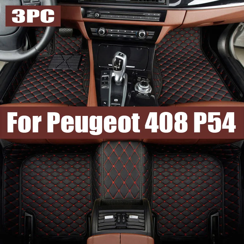 

Car Rear Trunk Mat for Peugeot 408 P54 408X 2022~2024 2023 Carpet Panel Seat Back Cushion TPE Liner Pad Cover Tray trunk mat