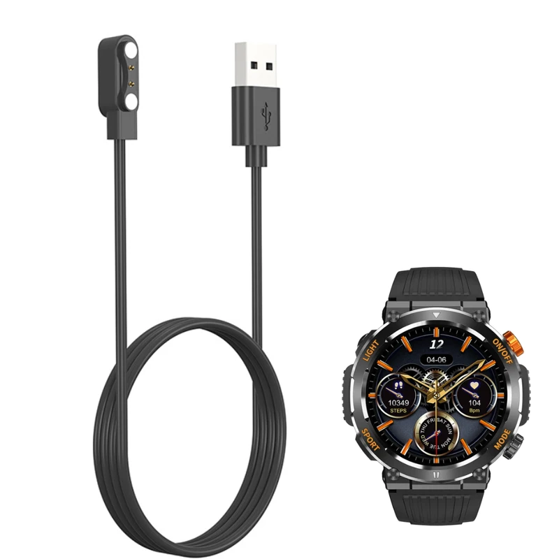 Adattatore per caricabatterie dock per smartwatch Cavo di ricarica USB Cavo di ricarica per accessori per smartwatch Colmi V68 Sport