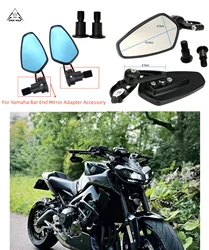 Motorcycle Handlebar End Mirror for Yamaha MT-07 MT-09 MT10 R6 R1 FZ1/FZS1000 FZ6 FZ6R XJ6 TMAX530 TMAX500 Bar End Mirror