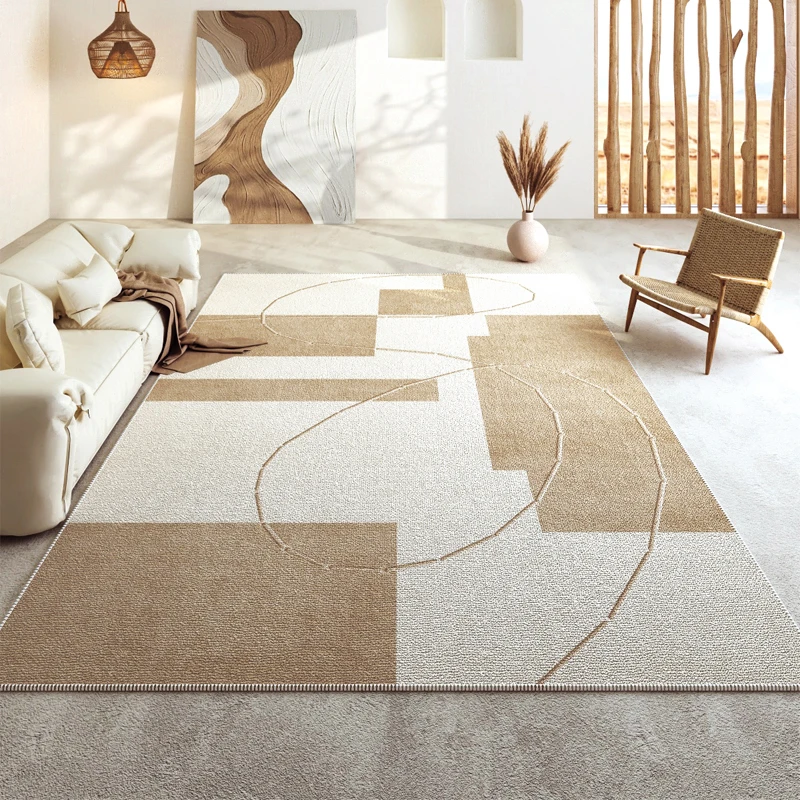 

Wabi-sabi Wind Living Room Decoration Carpet Advanced Bedroom Bedside Plush Rug Fluffy Soft Lounge Rugs Home Thicken Floor Mat