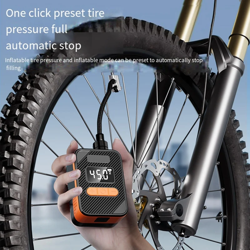 ミニ電動自転車エアポンプ,ポータブルエアポンプ,マウンテンバイク,ロードバイク,家庭用