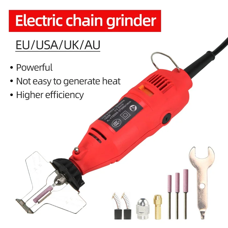 電動チェーンソー-チェーン研磨機-eu-usa-uk-au対応-グラインディングチェーンマシン-ソーチェーン高速研磨-ポータブルハンドヘルド電動ヤスリ