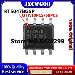 정품 100% 전자 부품 칩셋, RT5047BGSP, RT5047B, SOP8, 10 개, 50 개