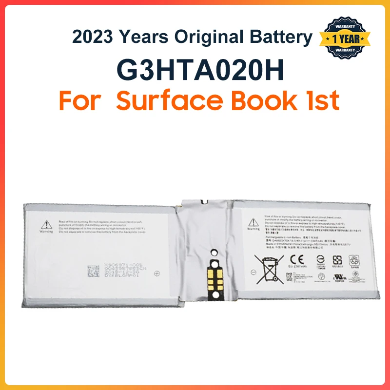 

G3HTA020H DAK822470K Battery For Microsoft Surface Book 1st 1703 1704 1705 13.5" CR7-00005 CR7-00007 Screen Battery