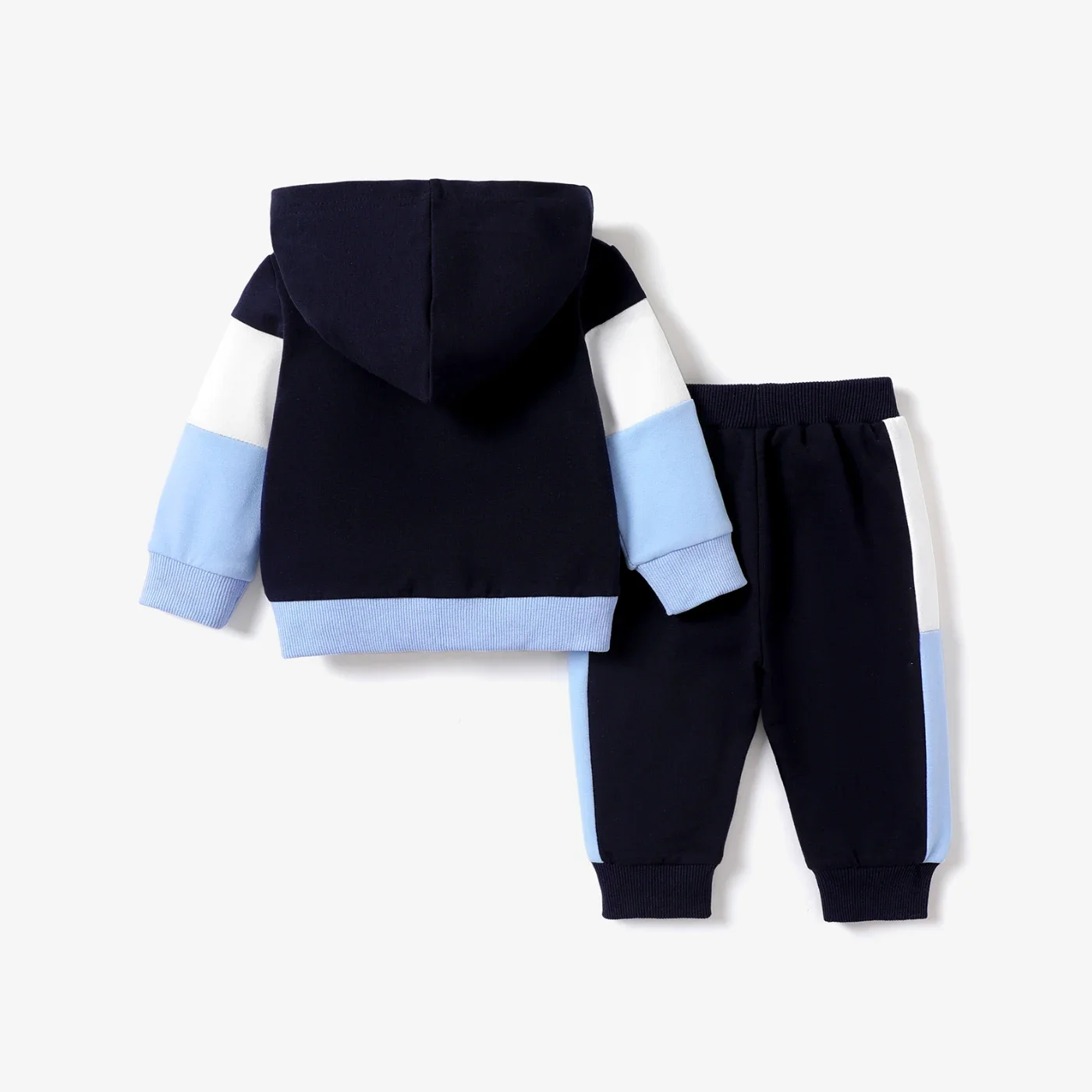 PatPat 2pcs Baby Boy Letter Classic Long Sleeve Set Soft and Comfortable  Perfect for Outings and Daily Wear