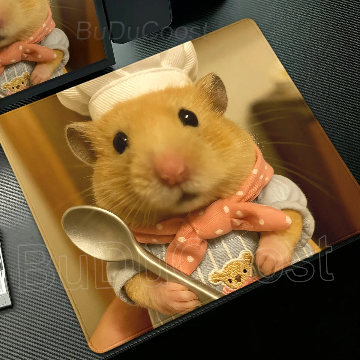 Kawaii Hamster Astronaut Mouse Pad Small Gaming Laptops Mousepad Gamer Carpet Keyboard Mat Desk Protector Cute Animal Mause Pads