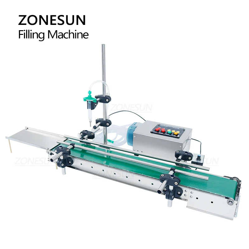 ZONESUN Automatic Intelligent Liquid Filling Machine Water Essential Oil Ink Perfume Peristaltic Pump Small Bottle Dosing Filler