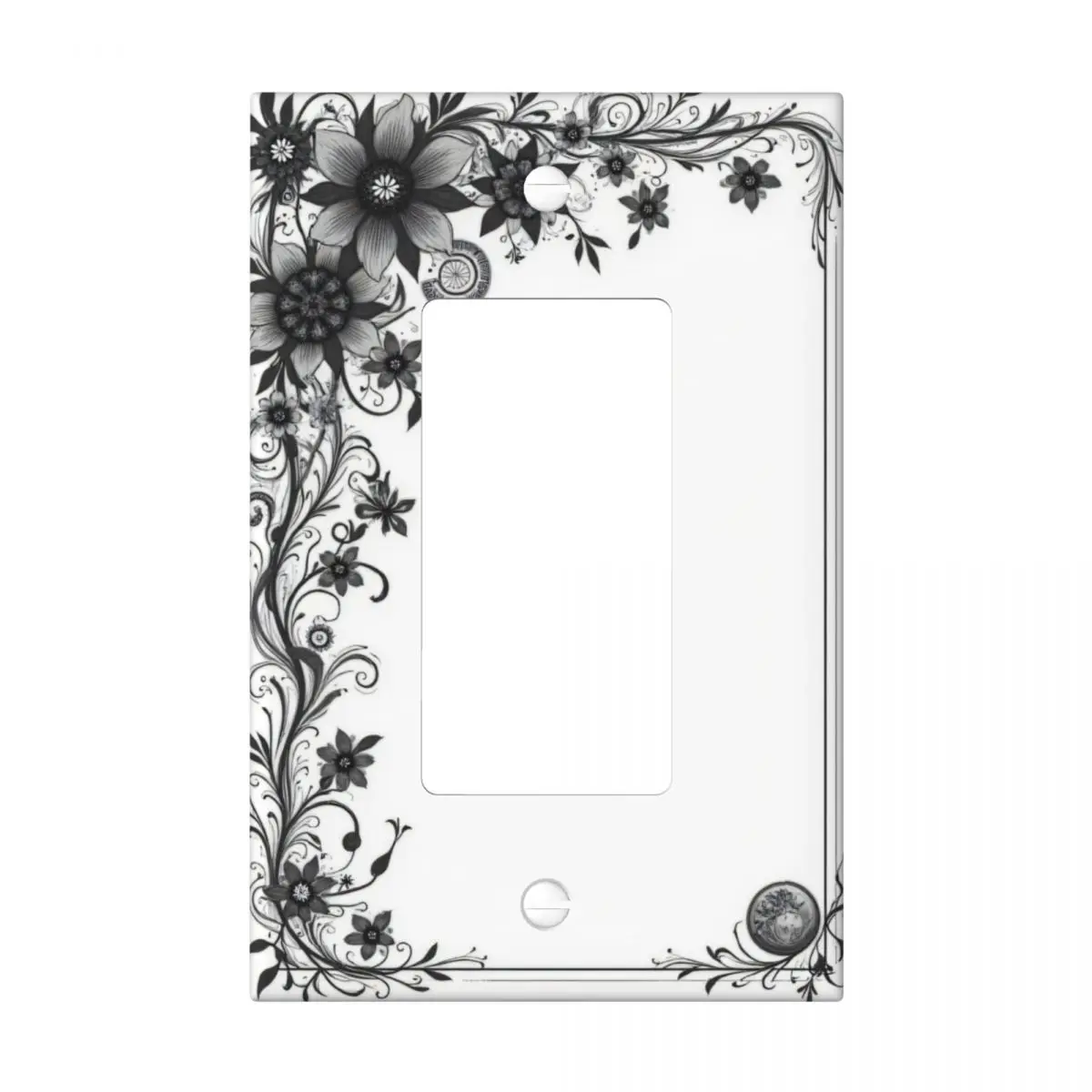 

Художественные пластины, настенные панели выключателя для ванной комнаты, крышка пластины переключателя, крышка выхода, 1 банда-декора