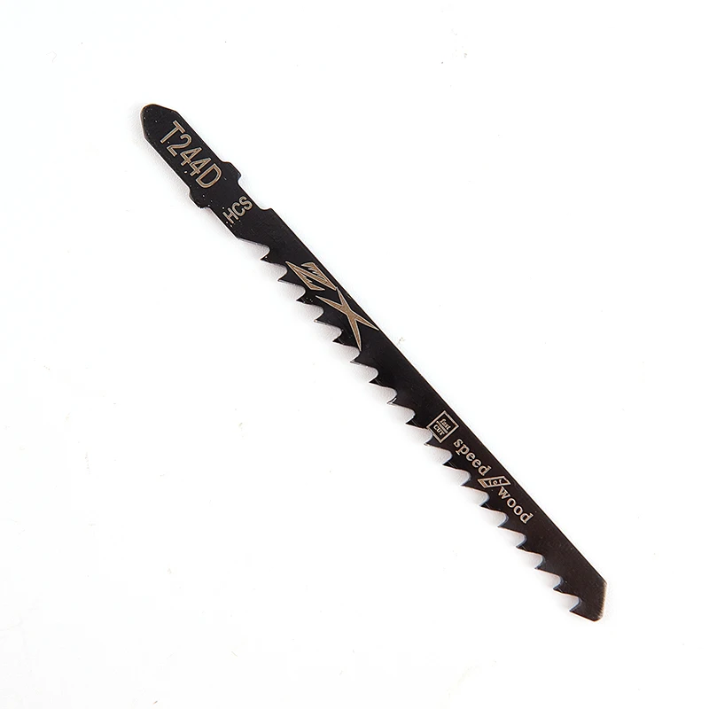5 pçs/set HCS 6T Jig Saw Lâminas T244D/T344D para Corte Rápido Corte Reto 4 Mm Comprimento dos Dentes Lâminas de Serra 100*1.2mm Lâmina de Serra