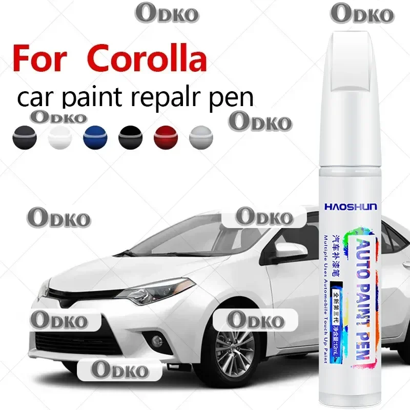 

Для Toyota Corolla 1979-2025 E110 E120 E130 E160 E210 Ручка для ремонта краски Touch Up Устройство для удаления царапин DIY Автоаксессуары Черный Белый