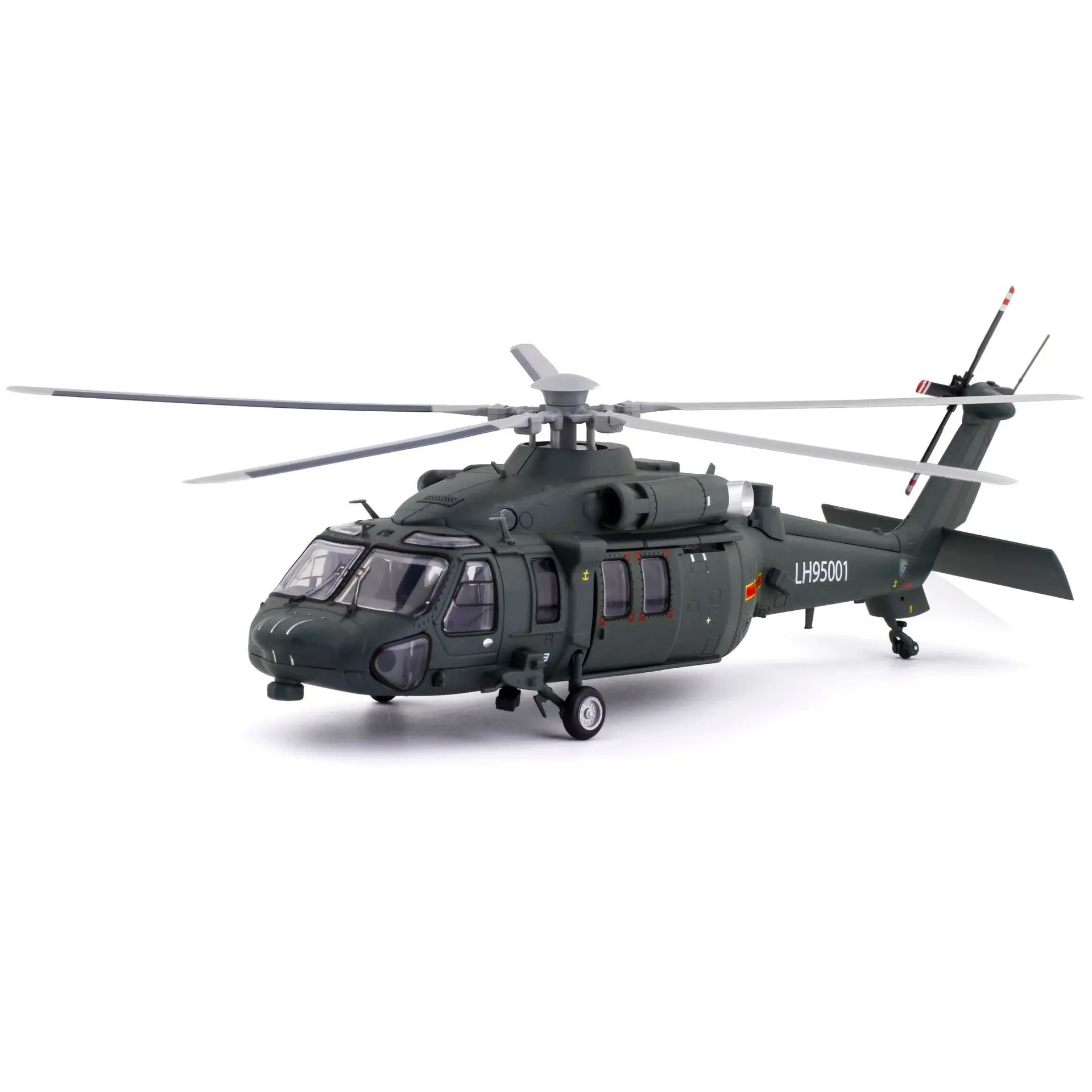 2024 1:55 New Armed Helicopter Model Helicopter No. 20 Alloy Model Military Education Toys Desktop Decorations Collection Gifts