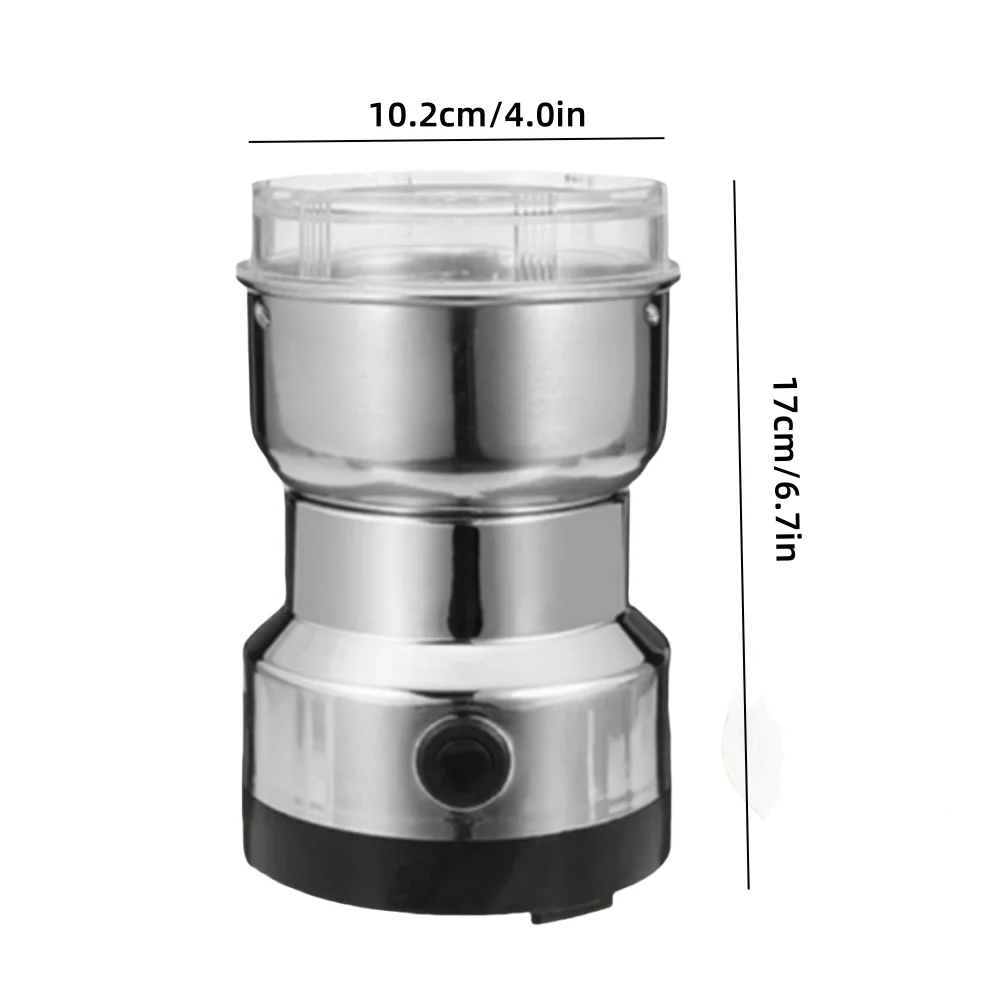 Electric Grinder Multifunctional Coffee Grinder Two Blades Kitchen Cereal Nuts Beans Spices Grain Grinder Machine Home Appliance images - 6