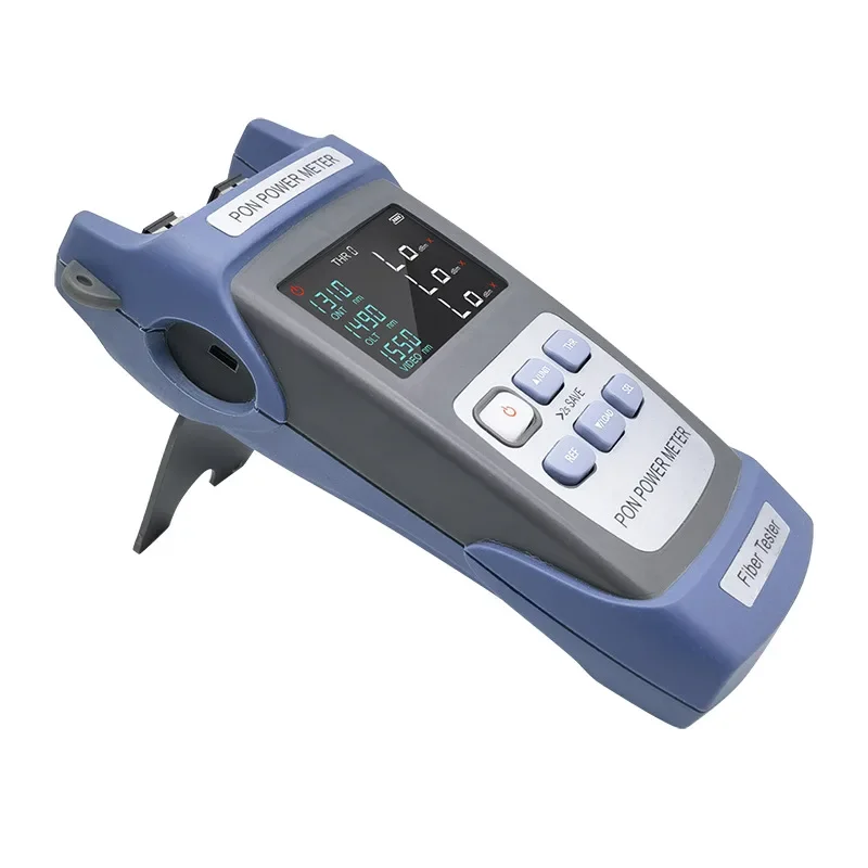 PON Power Meter Handheld OPM Fiber Optical FTTX/ONT/OLT 1310/1490/1550nm Optical Power Meter Fiber Tester Optical Tester