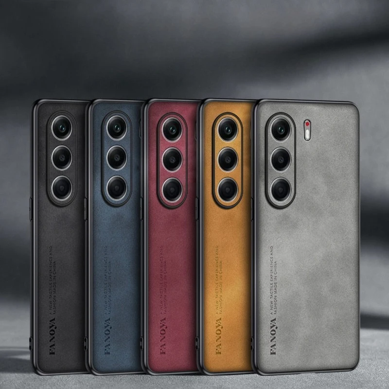 Für TECNO CAMON 40 Pro Fall Schaffell PU Leder Abdeckung für TECNO CAMON 40 40Pro 5G Matte Weiche Silikon stoßfest Stoßstange – Detail 1