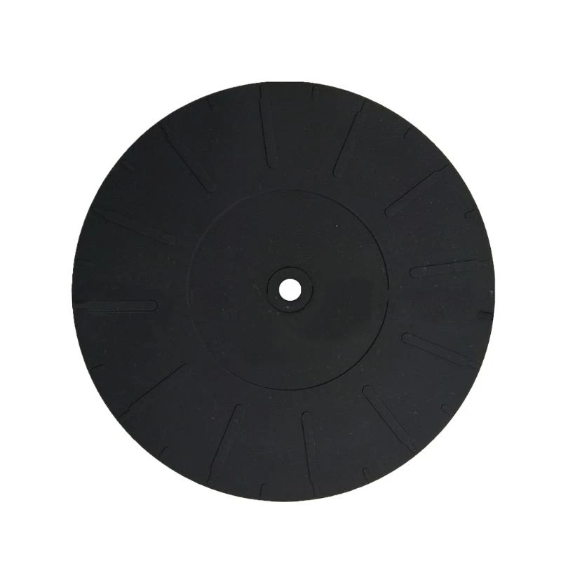

652F Ultra-Thin Anti-Static 170mm for Turntable Record Player Pad For Phonographs Silicone Record Slipmat Mat Pad