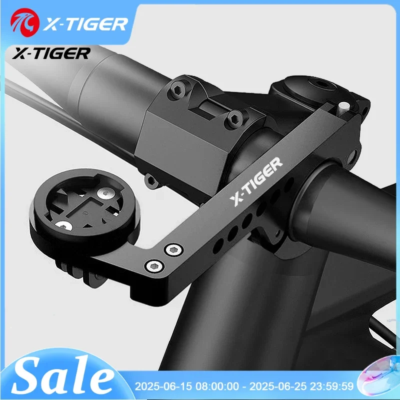 

X-TIGER Bicycle Computer Mount Front Bike Mount Bicycle Edge Compatible For Bike Computer Combo Extend Adapter Camera Light